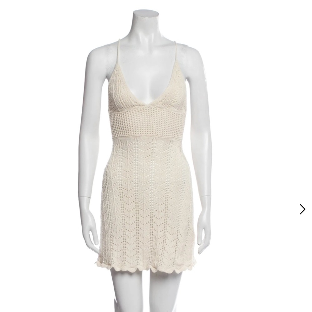 Reformation Junio Open Knit Dress